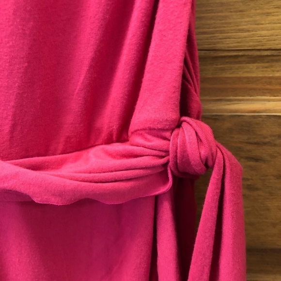 Island Importer/ NWT/ Women's Rayon Cocktail Island Dress/ Bright Pink / S - Picture 7 of 15